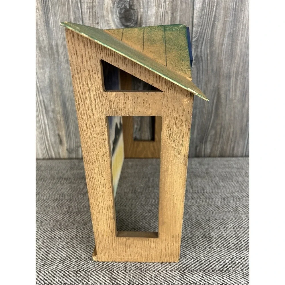 Jim Shore Xmas Nativity Wooden‎ Manger Stable Heartwood Creek Enesco 2003